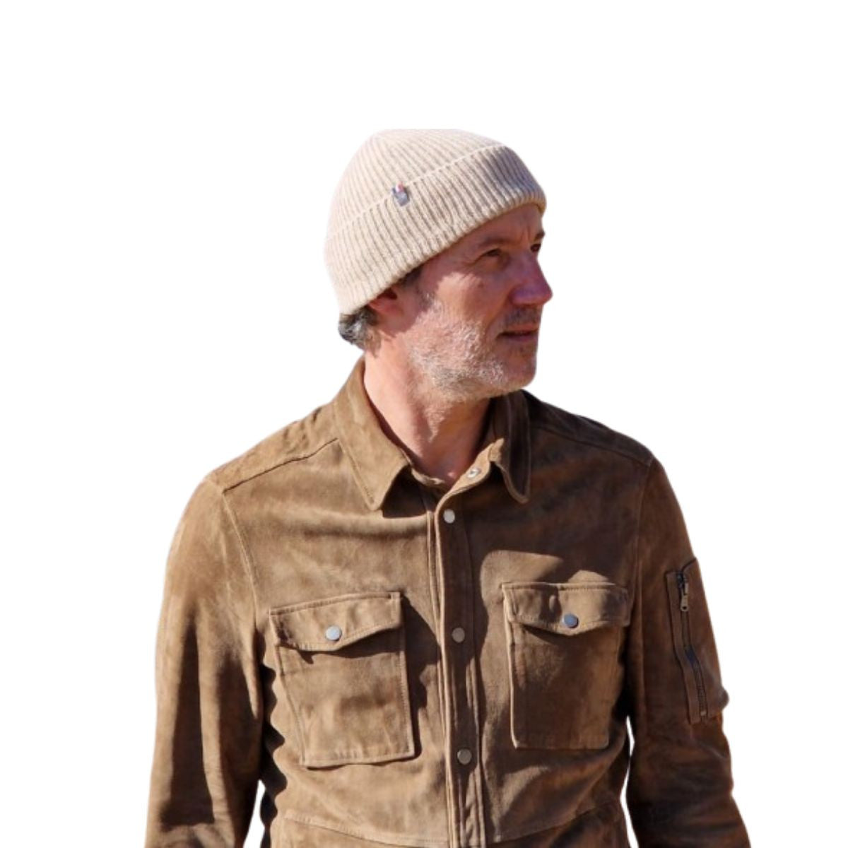 Bonnet laine Kaki Homme