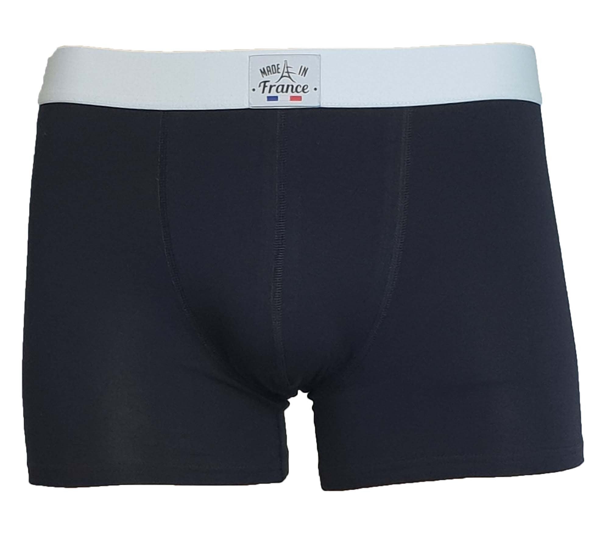 boxer noir pour homme en coton