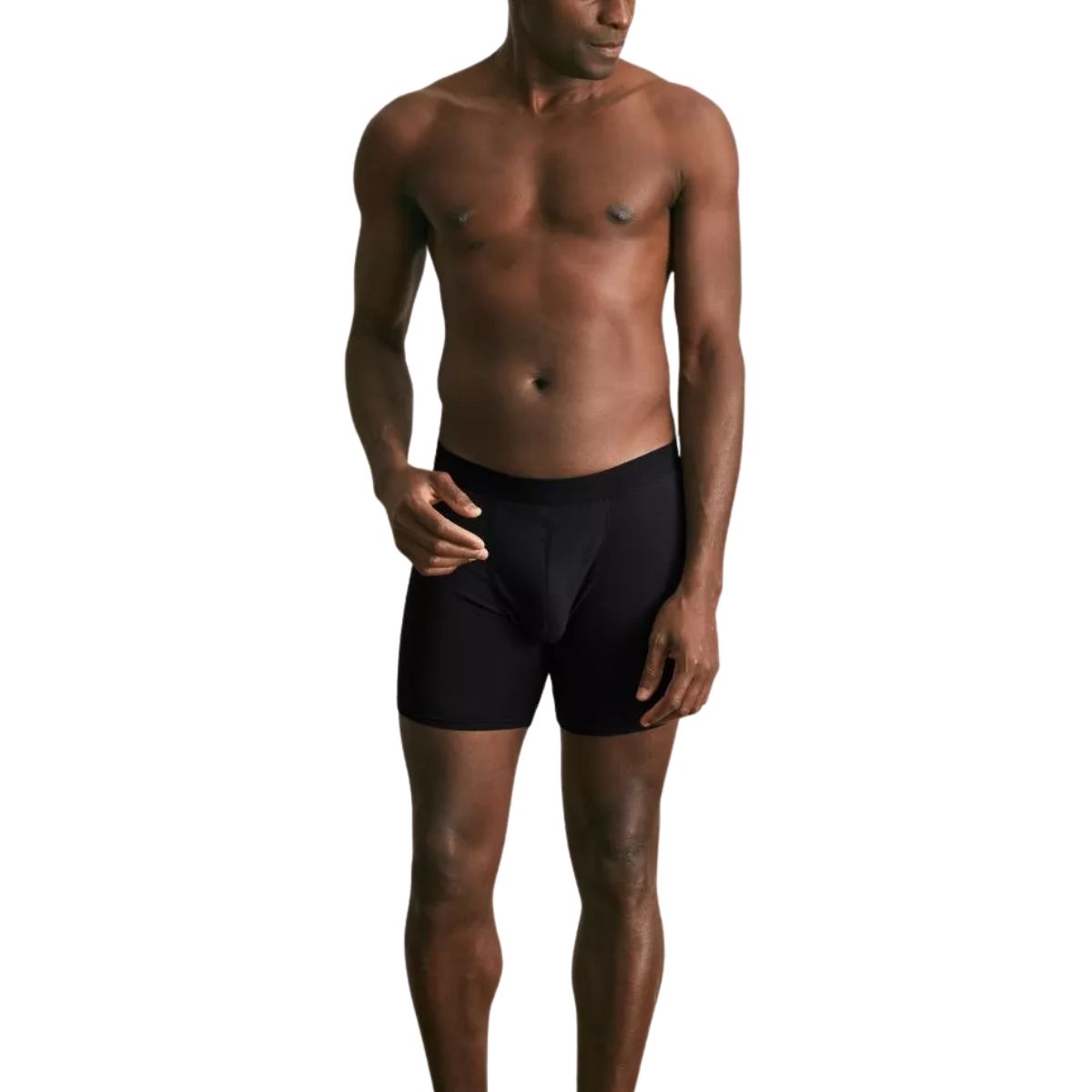Boxer long homme noir