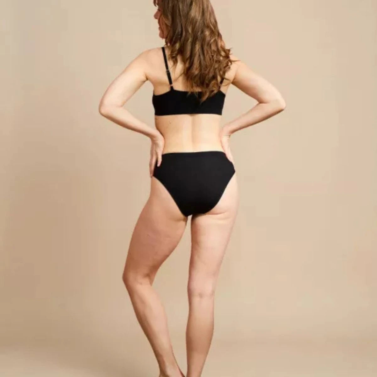 Brassière coton modal noir
