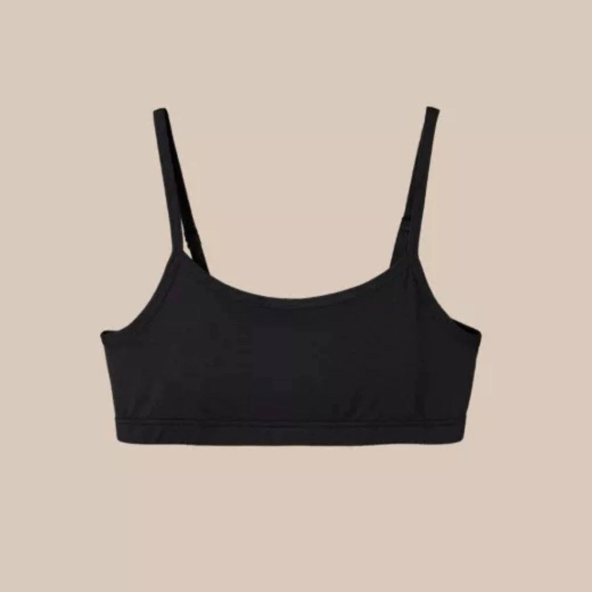 Brassière coton modal noir