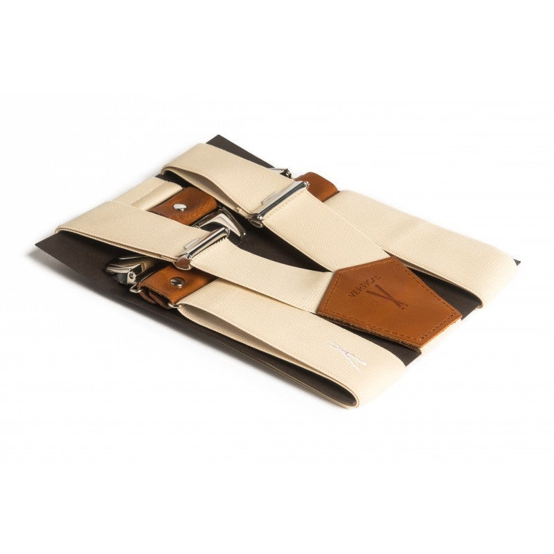 Bretelles hommes couleur Beige 