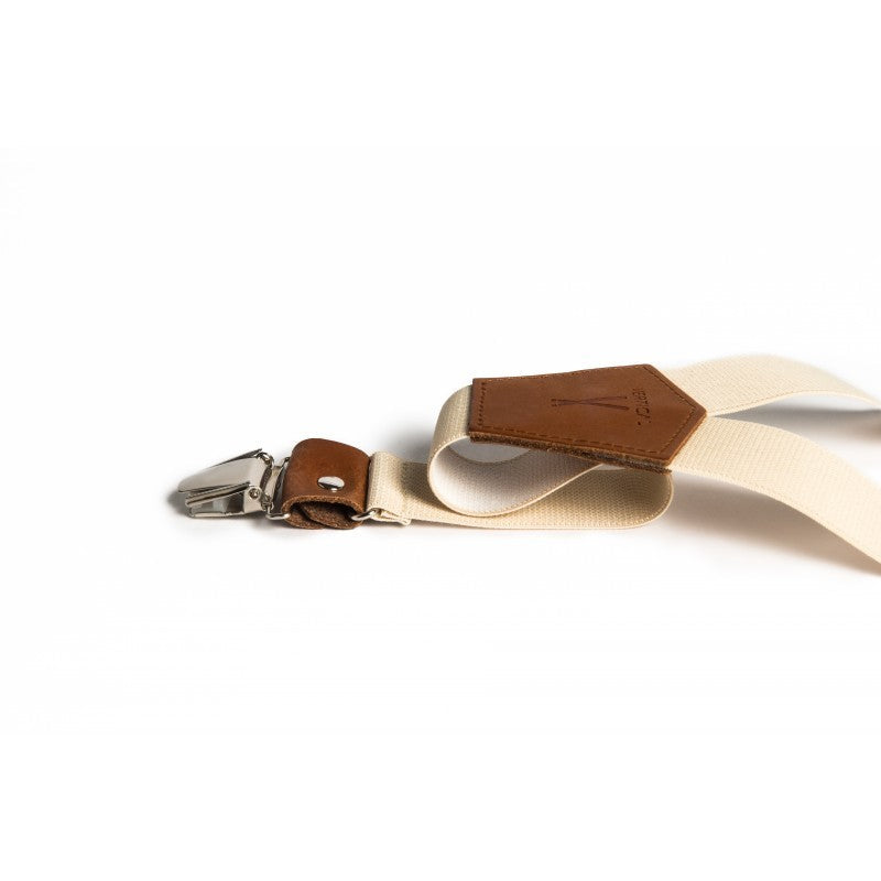 Bretelles hommes couleur Beige 