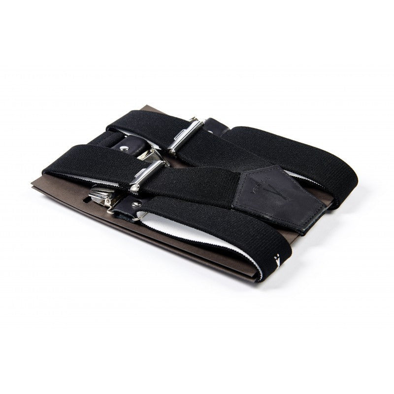 Bretelle large homme Noire