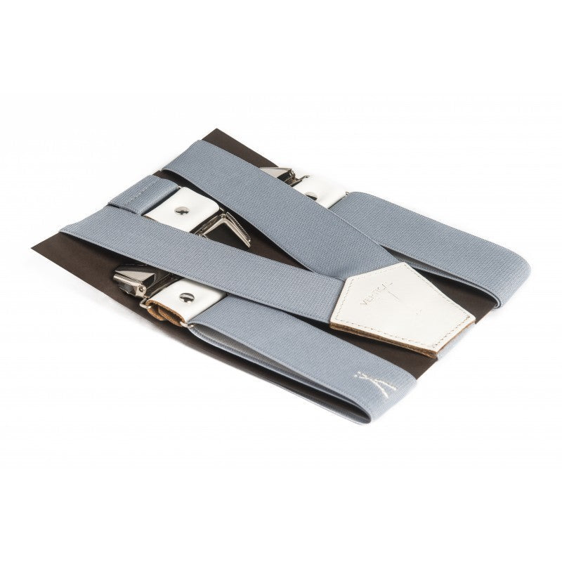 bretelles homme gris