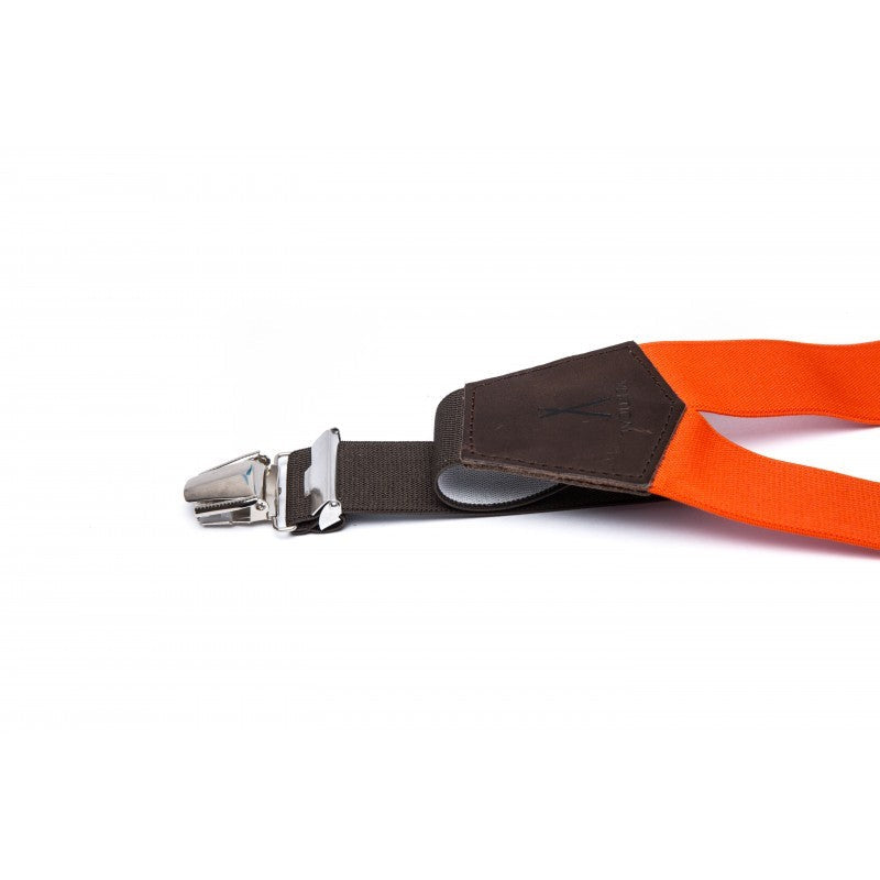 Bretelle large homme Orange 