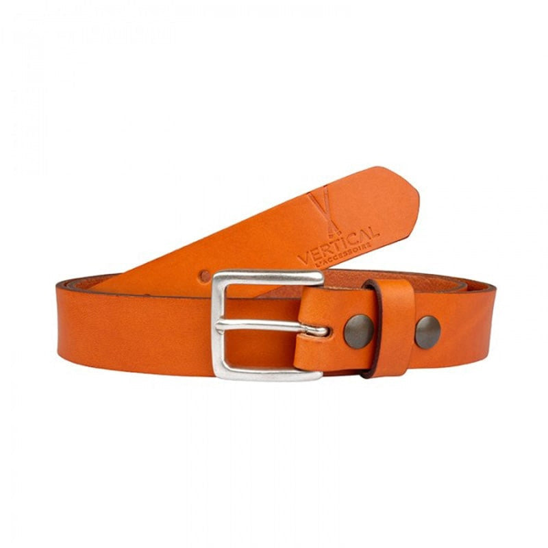 Ceinture cuir Camel homme avec boucle