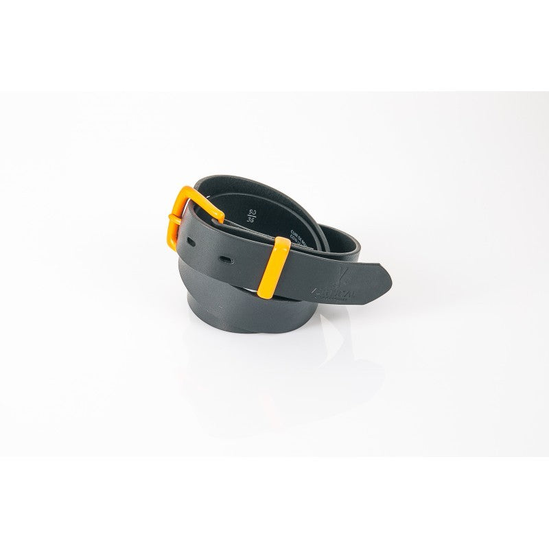 Ceinture cuir noir homme avec une boucle
