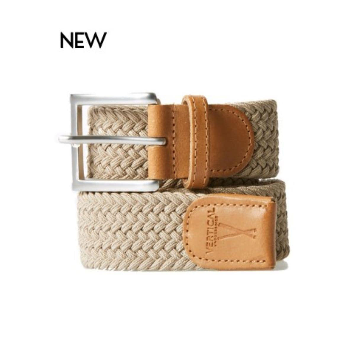 Ceinture tressée Beige Sahara