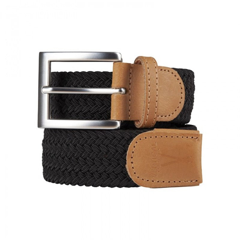 Ceinture tressée noire