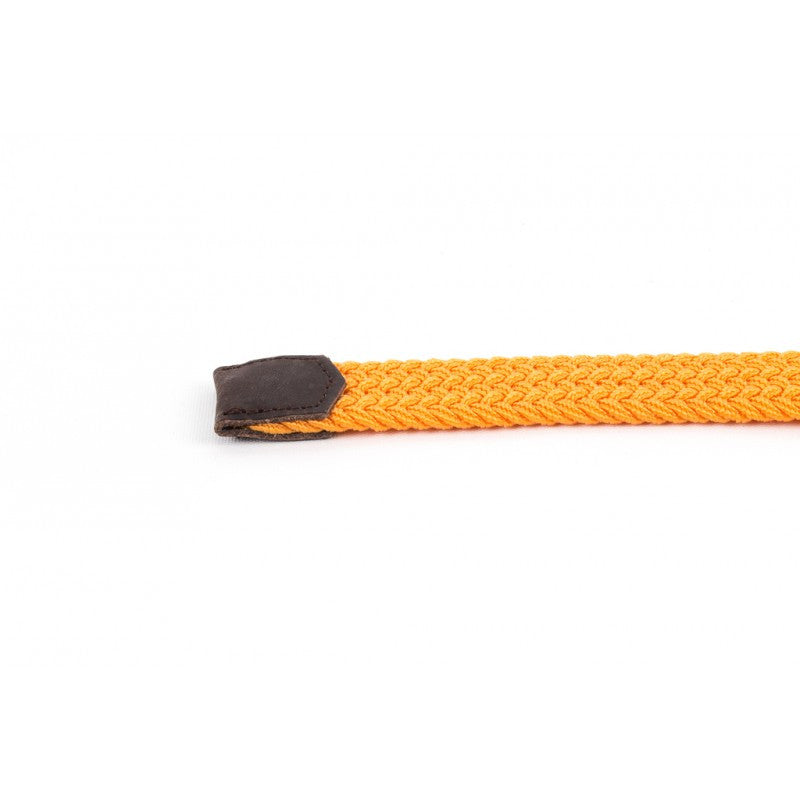 Ceinture tressée orange