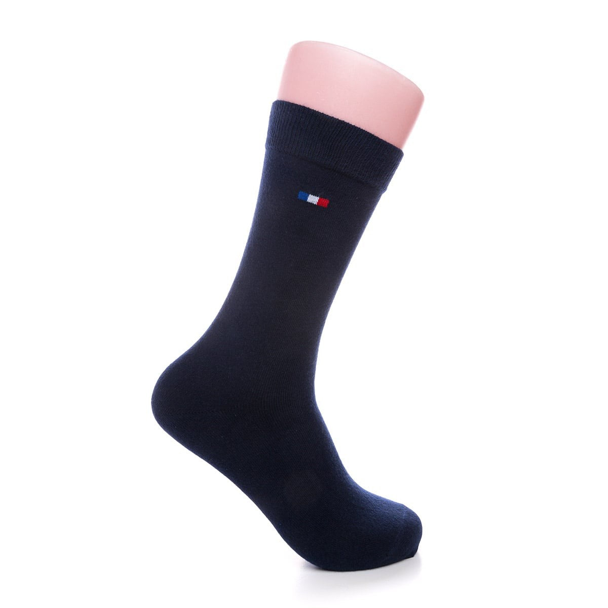 chaussettes pour homme bleu marine mi haute