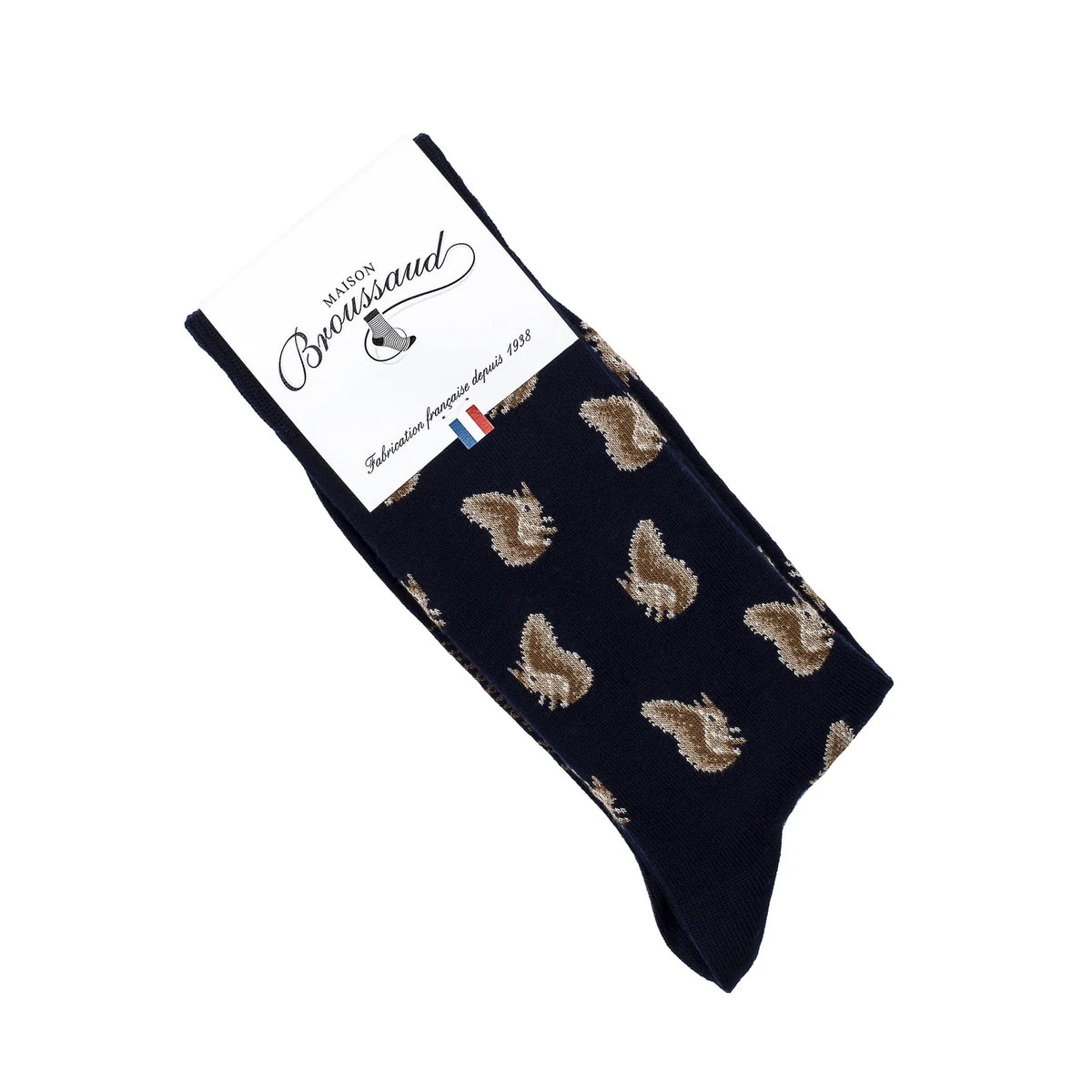 Chaussettes Les Écureuils dans leur emballage Maison Broussaud