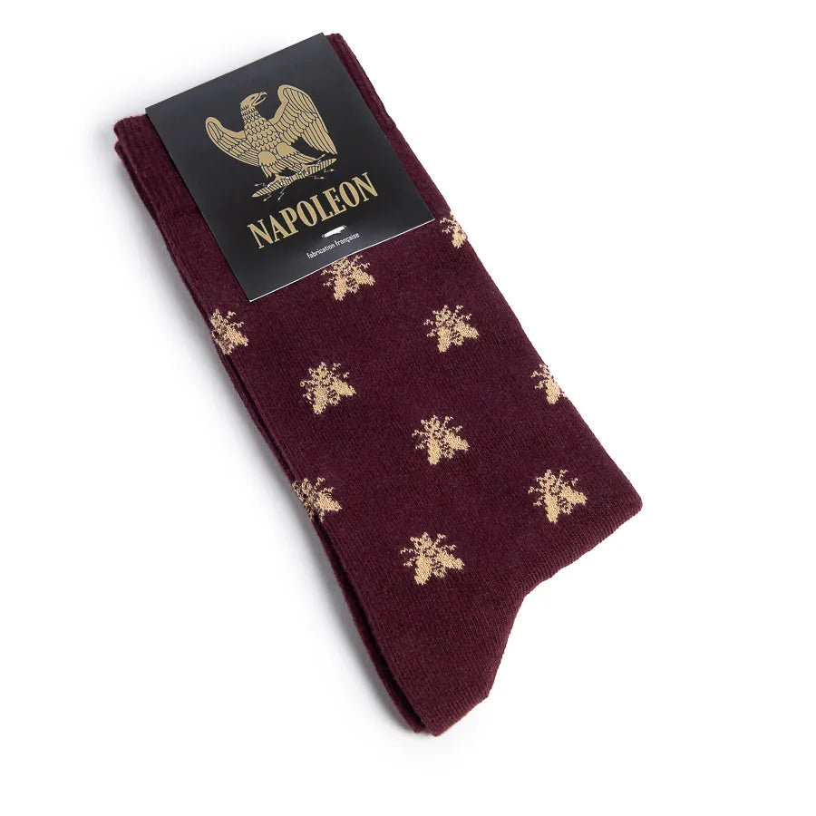 Chaussettes Les Abeilles d'Or dans leur emballage Napoléon