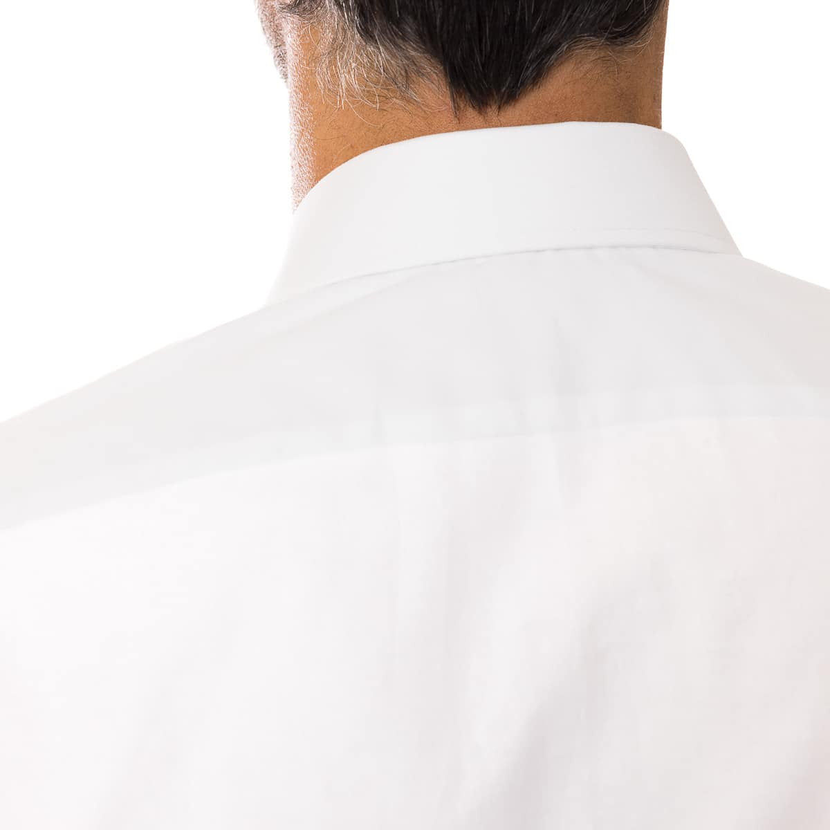 Chemise blanc homme à manche longue et col