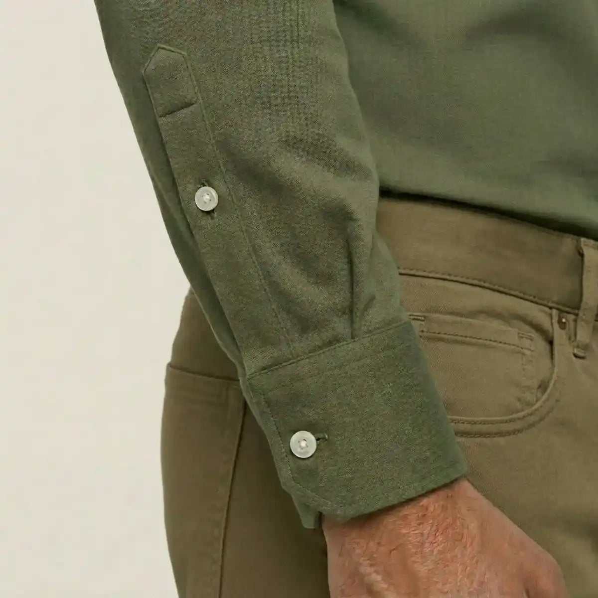 CHEMISE KAKI HOMME - Chemise française