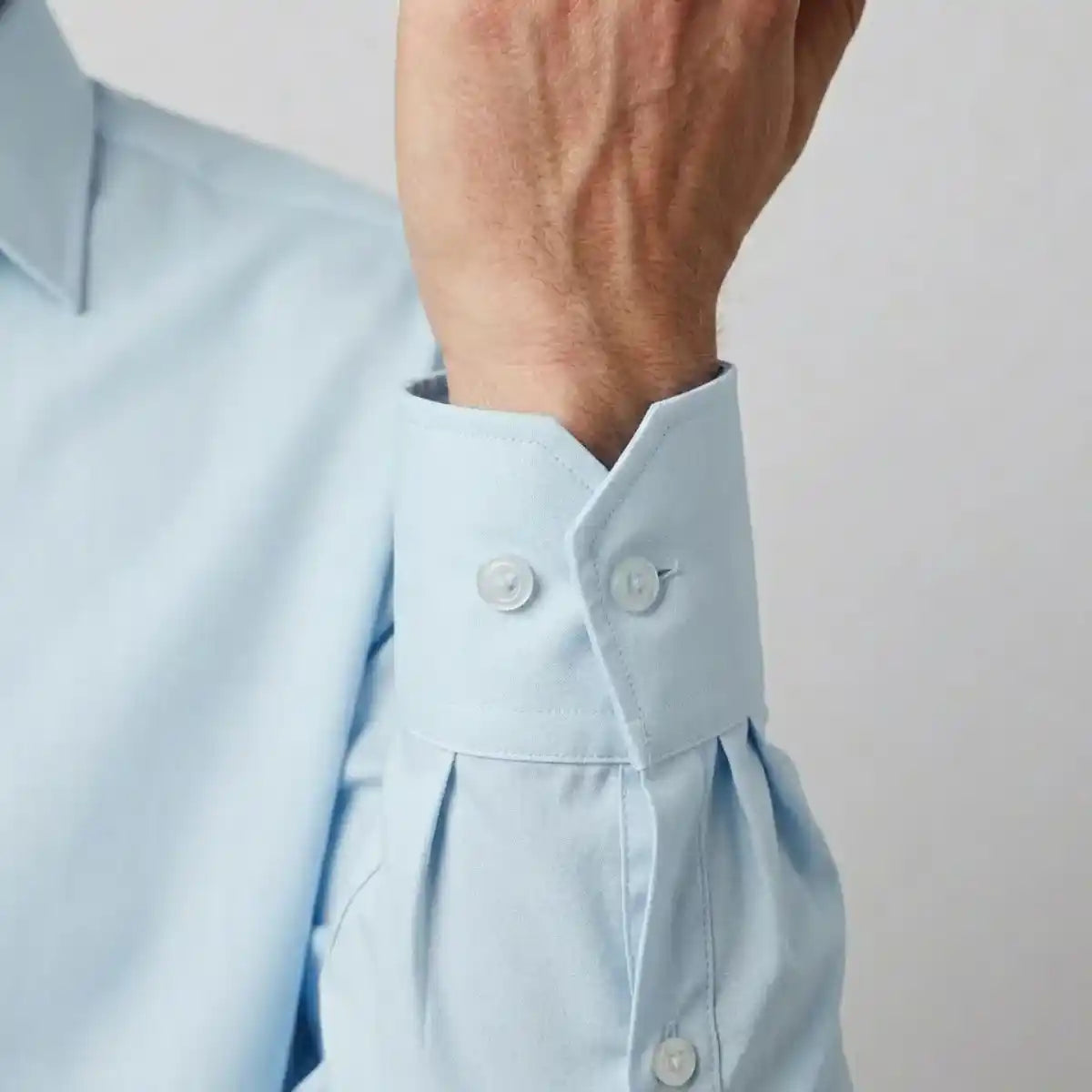 CHEMISE TWILL HOMME | BLEU TEMP