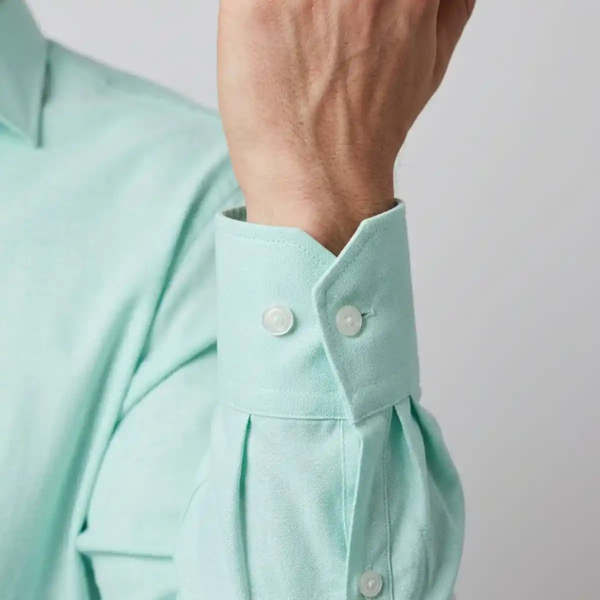 CHEMISE VERT D'EAU HOMME