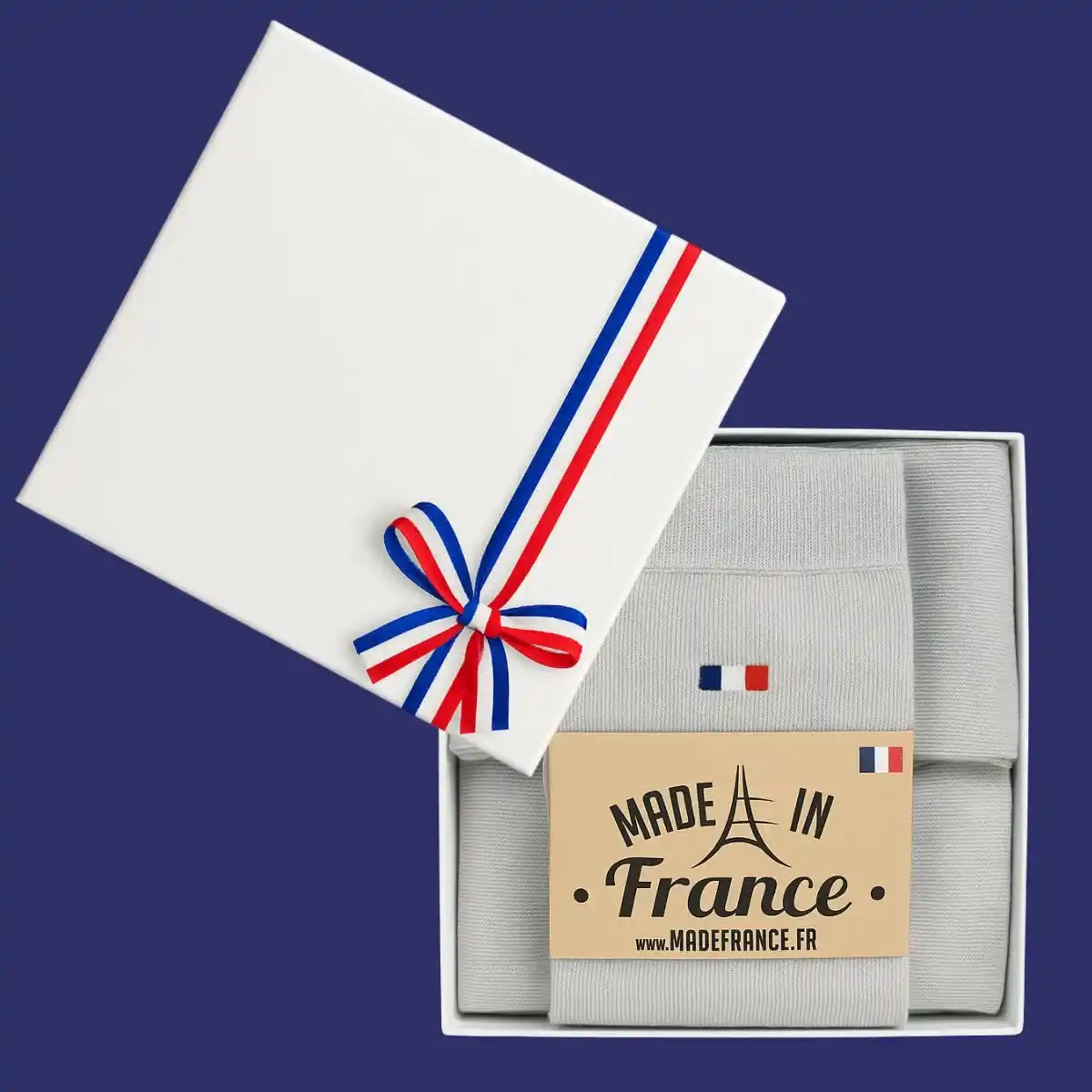 Coffret cadeau chaussettes | Grise