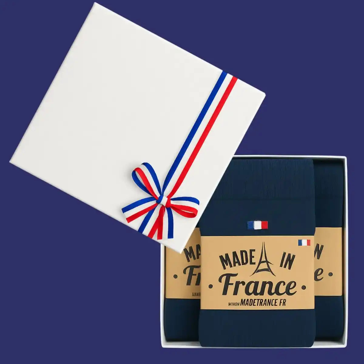 Coffret cadeau chaussettes | Marine
