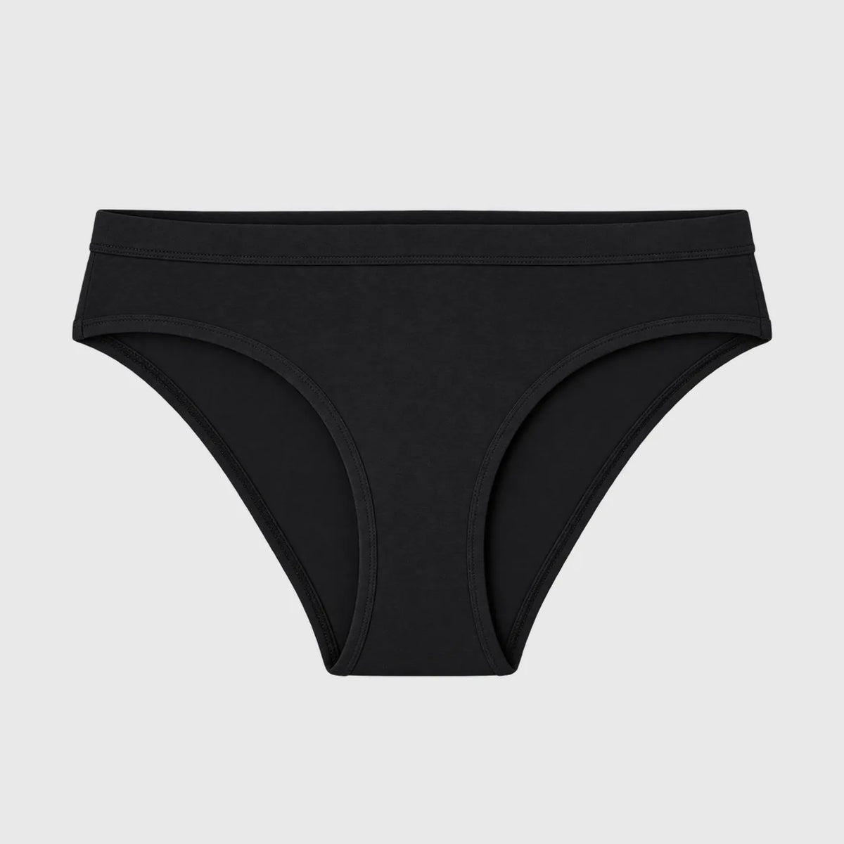 Culotte noire en coton et modal