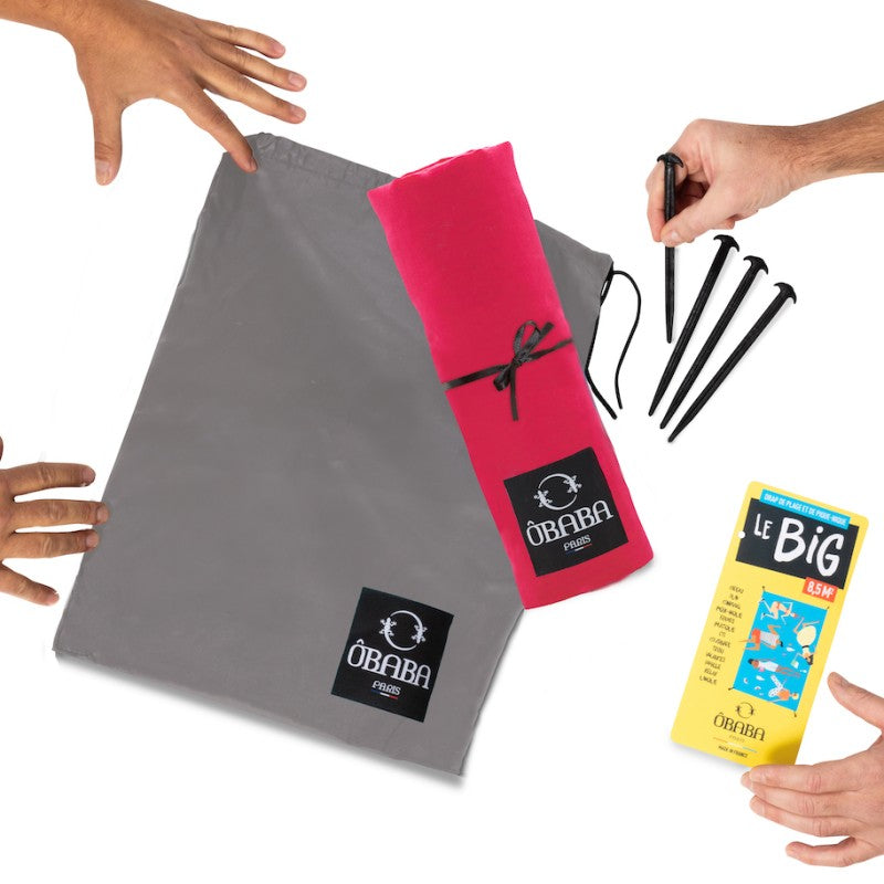 Drap de plage BIG SIZE Framboise