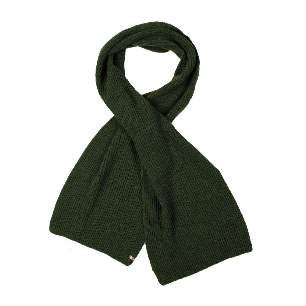Echarpe en laine femme kaki