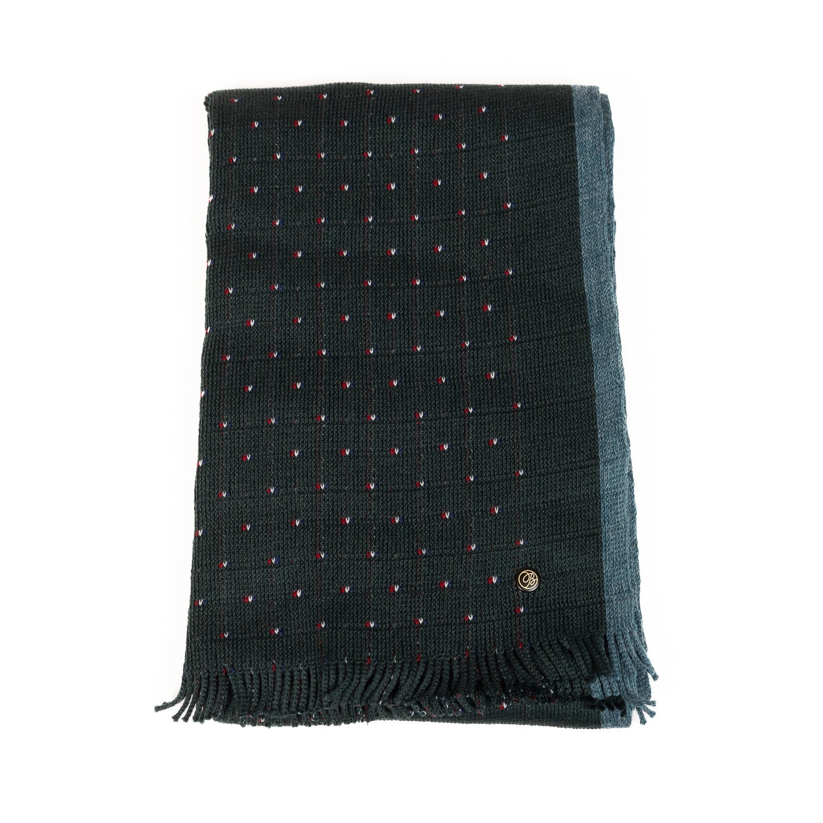 Echarpe verte en laine pour homme