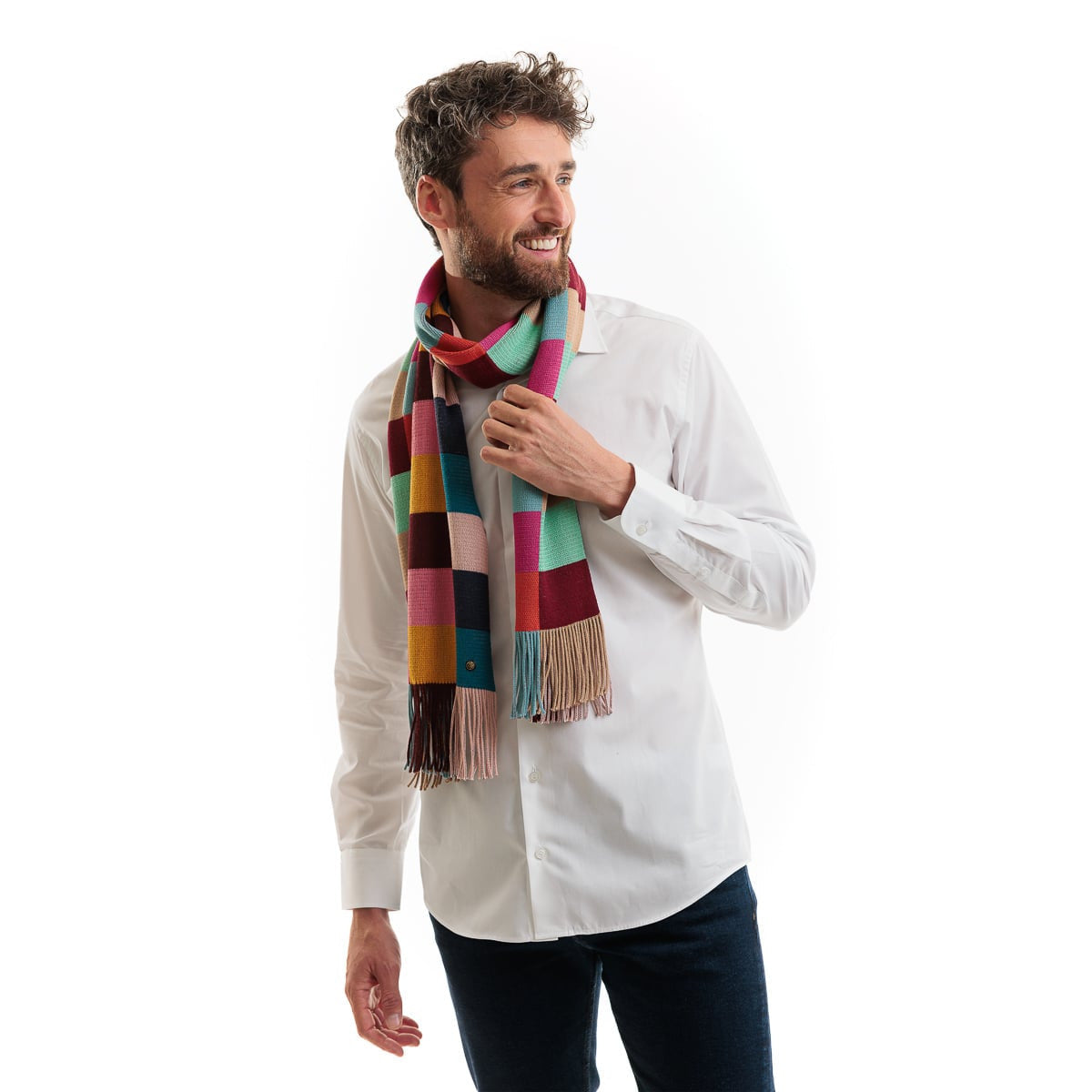Echarpe multicolore