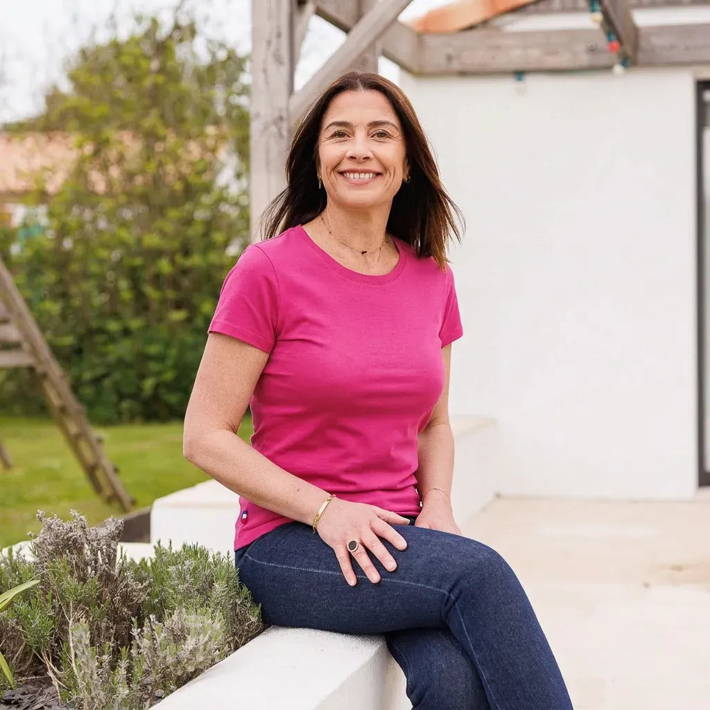 T-shirt femme rose | PALABA TEMP