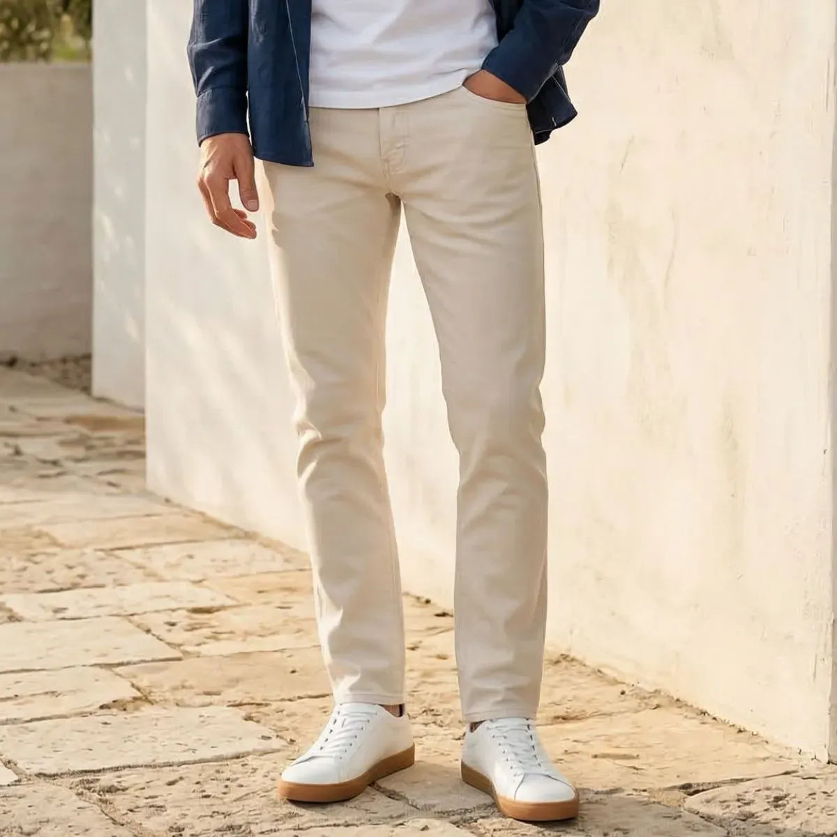 Jean beige Homme | Made In France - JEAN