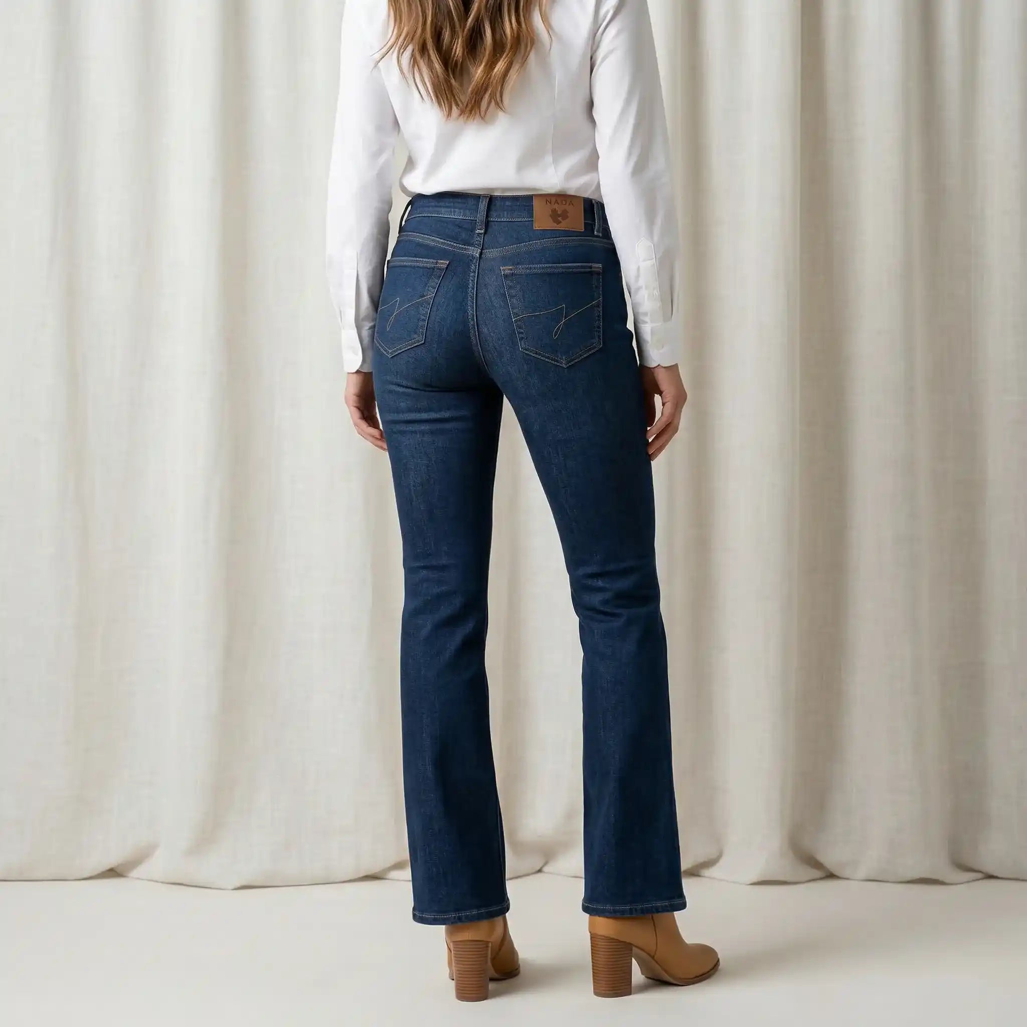 Jean Bootcut Femme | Coupe Flare Denim Coton Bio - JEAN