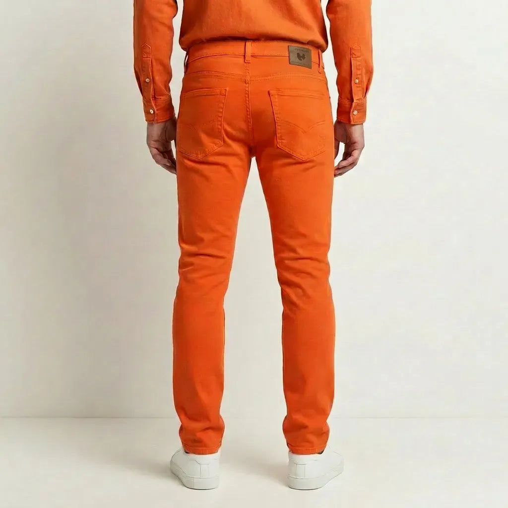 Jean Homme Orange | Made in France - JEAN
