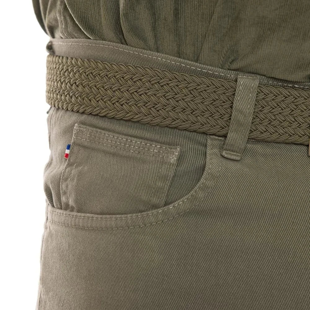 Jean straight homme | Kaki coupe droite - JEAN