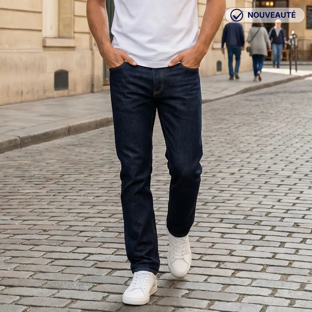 Jean straight homme | Le denim brut coupe droite - JEAN
