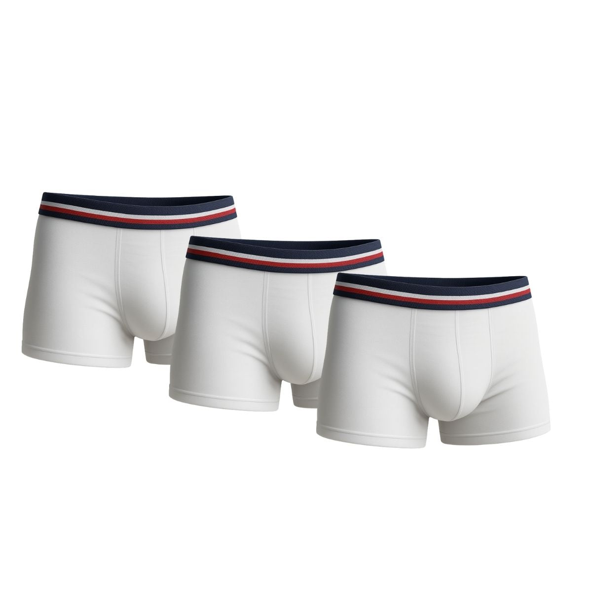 Lot de 3 boxers blanc