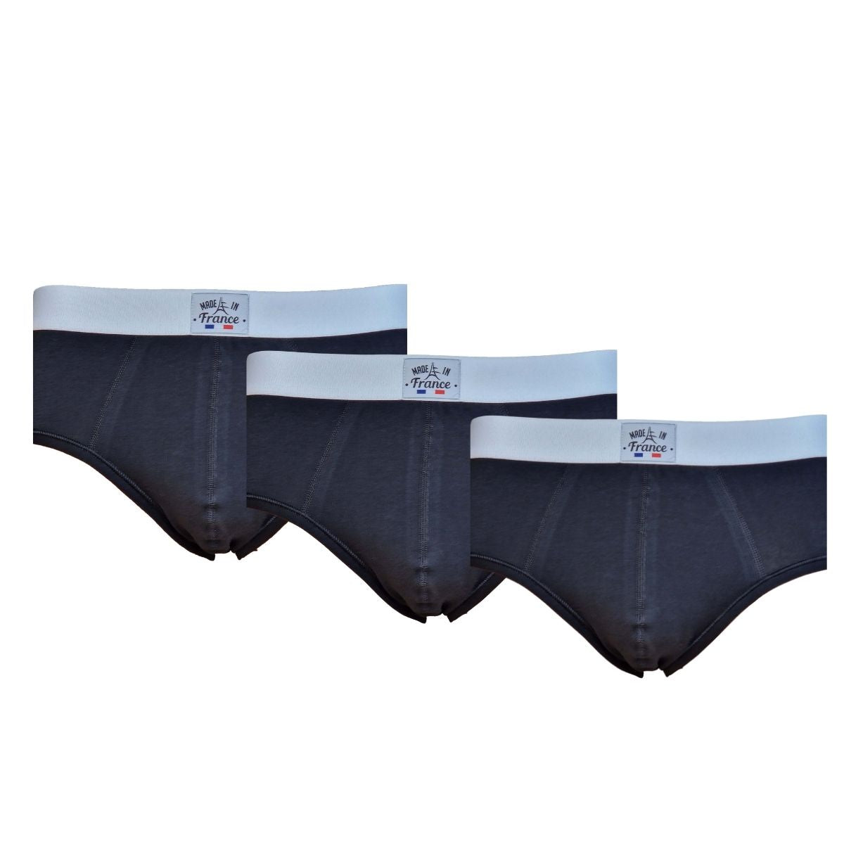 Lot de 3 slips noir