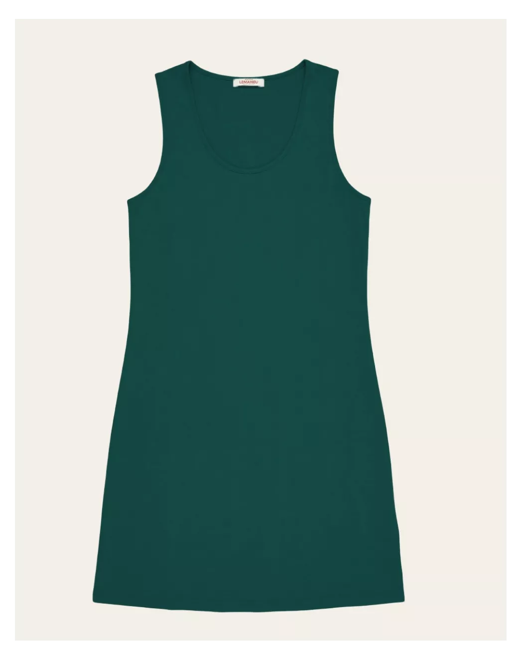 Robe made in france verte en coton