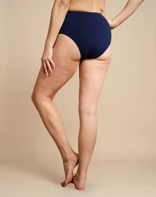 Culotte taille haute Marine