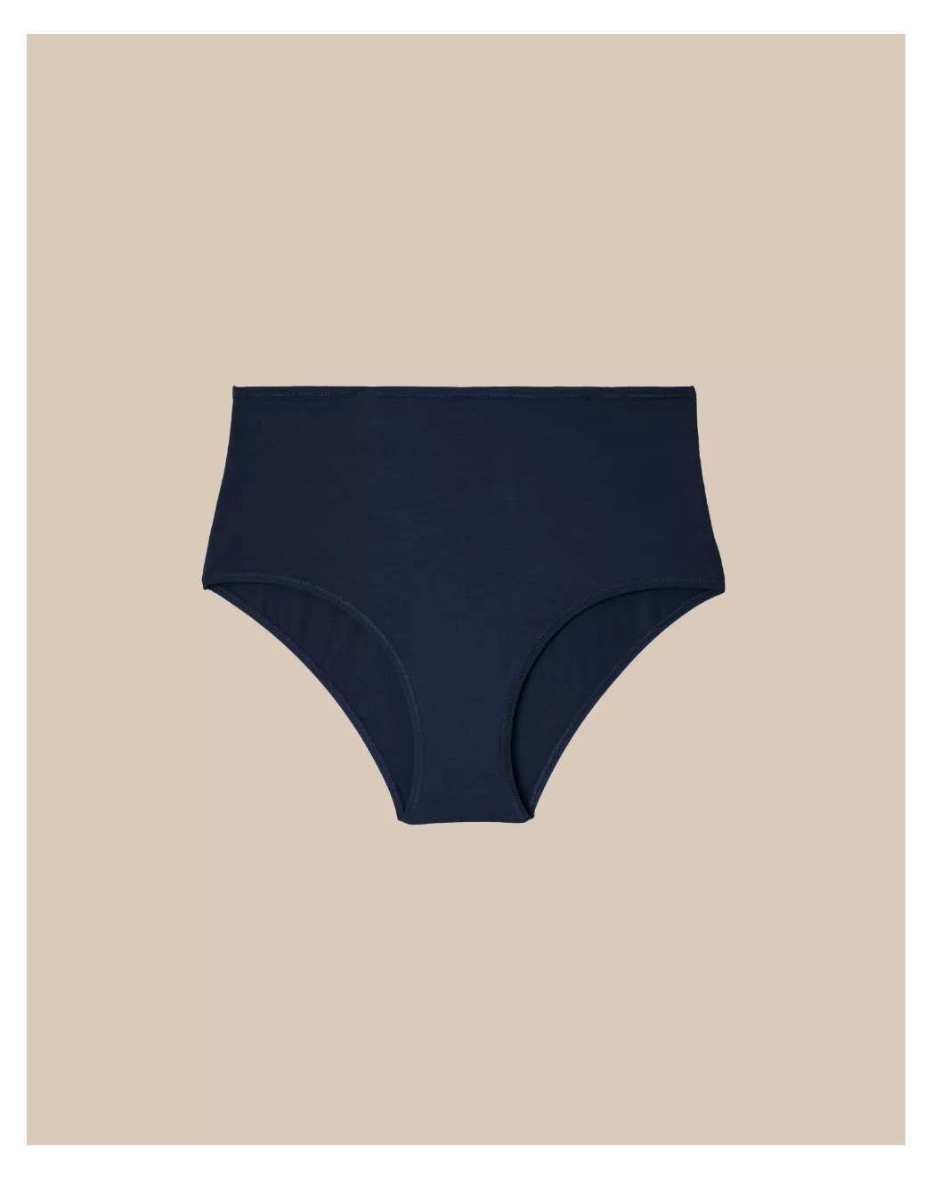 Culotte taille haute Marine