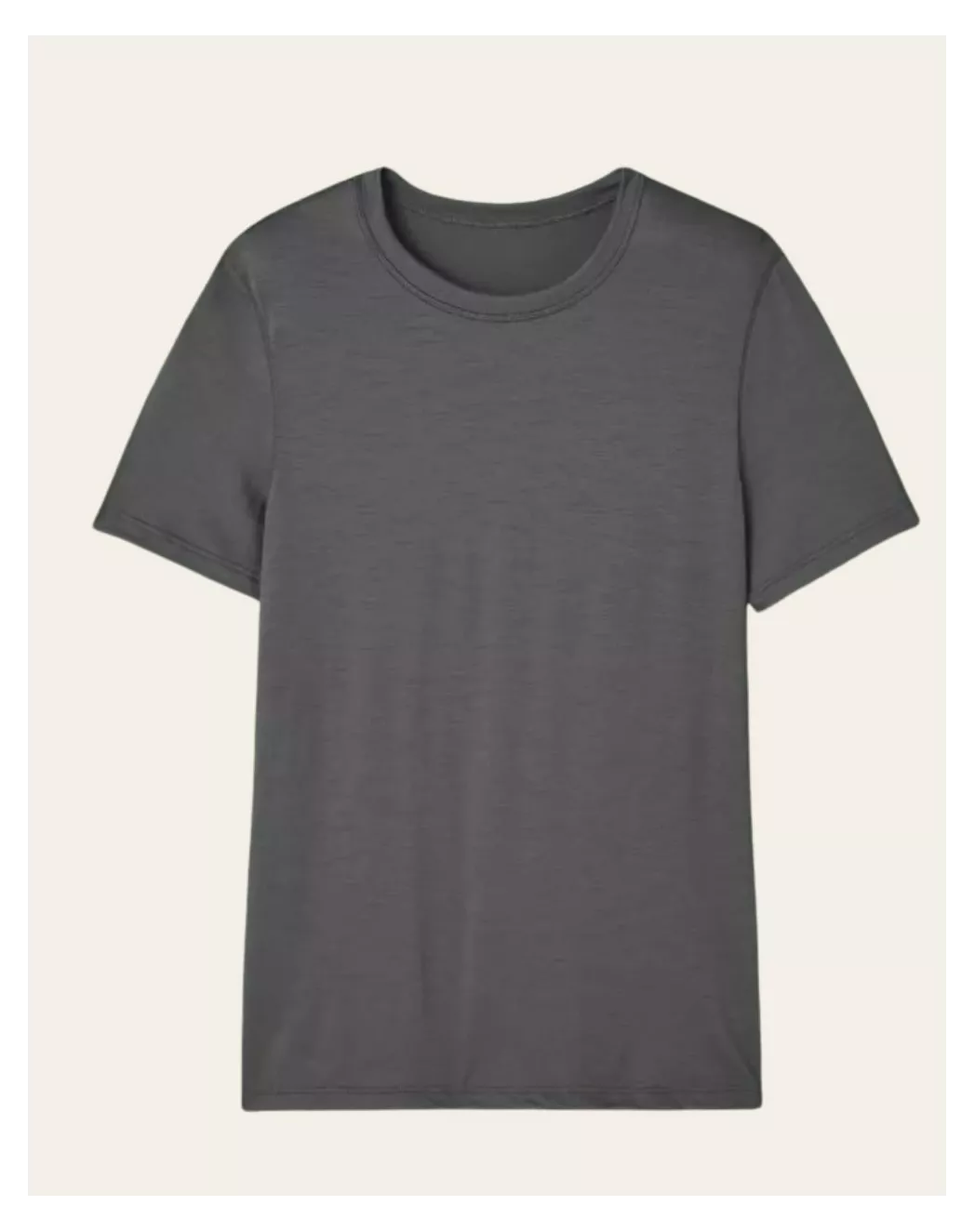 T-shirt laine mérinos Homme Gris