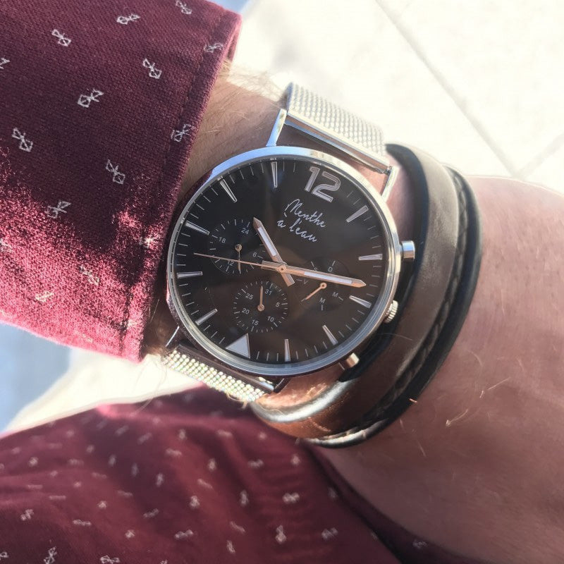 Montre maille Milanaise pour Homme