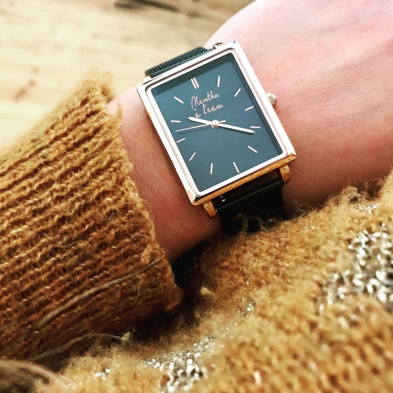 Montre La Rectangle noire