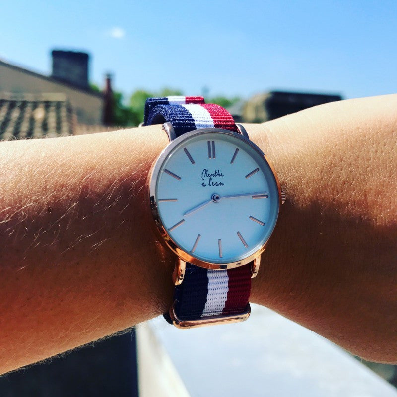 Montre La Résistante dorée