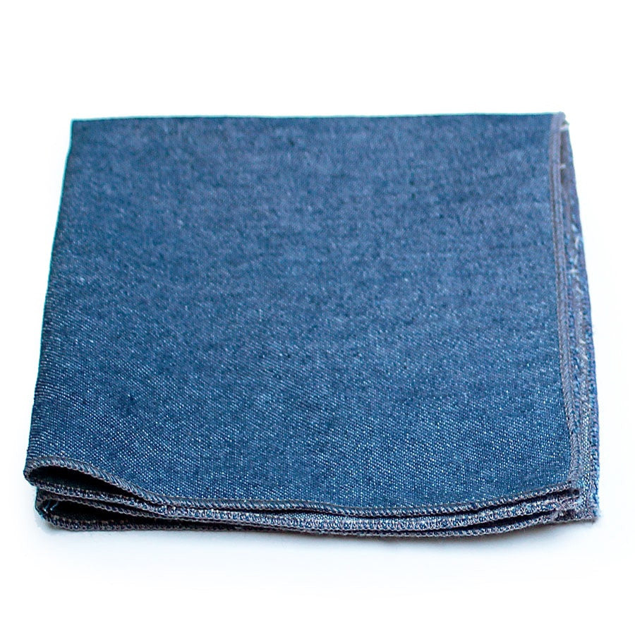 Noeud papillon bleu jean foncé