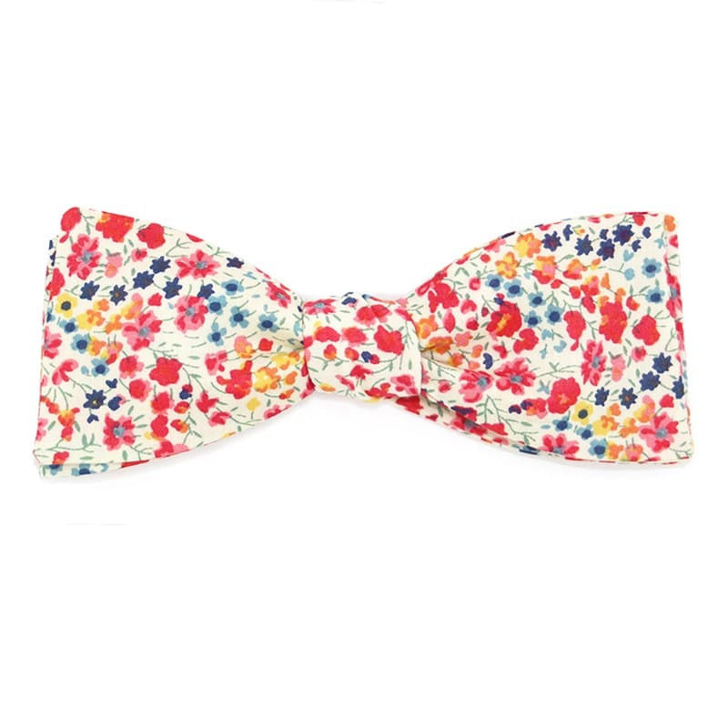 Noeud papillon fleuri liberty