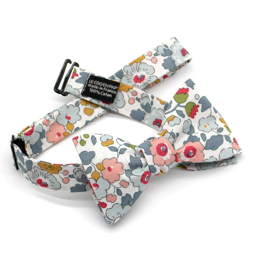 Noeud papillon fleuri liberty betsy