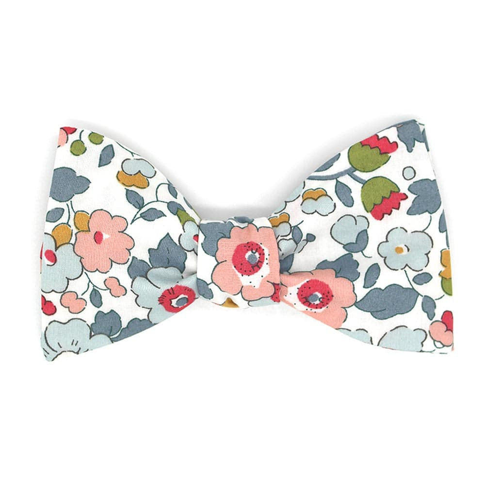 Noeud papillon fleuri liberty betsy