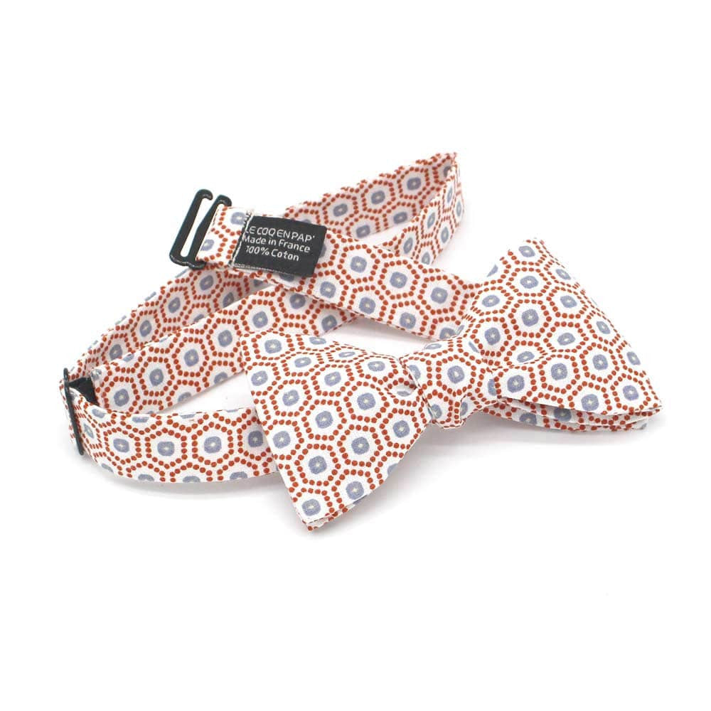 Noeud papillon japonais corail