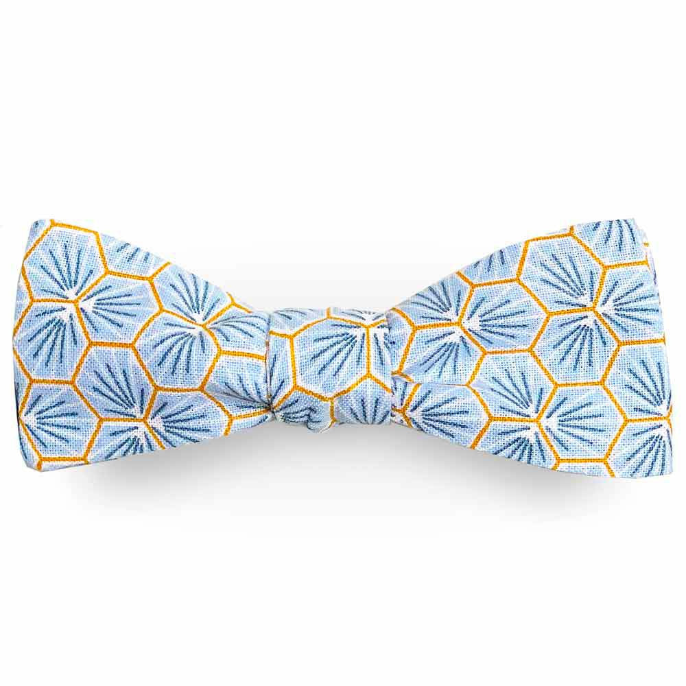 Noeud papillon japonais bleu ciel